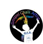 GCA Logo, Gospel Chalk Artist Dwight Haynes, Chalk Art Ministry, Evangelist Dwight Haynes